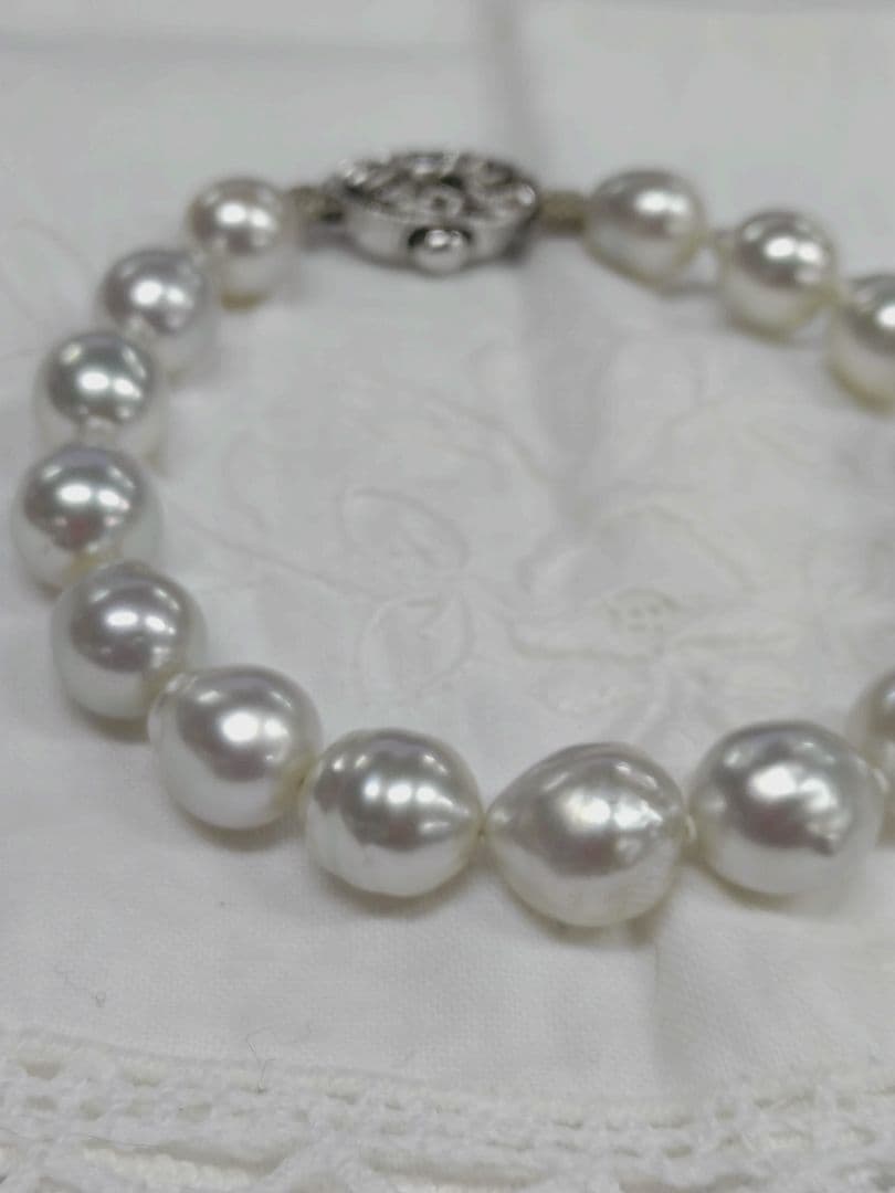 南洋 白蝶パール ブレスレット 白蝶真珠