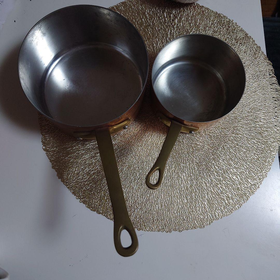 ルフォニ　銅製片手鍋 2個セット