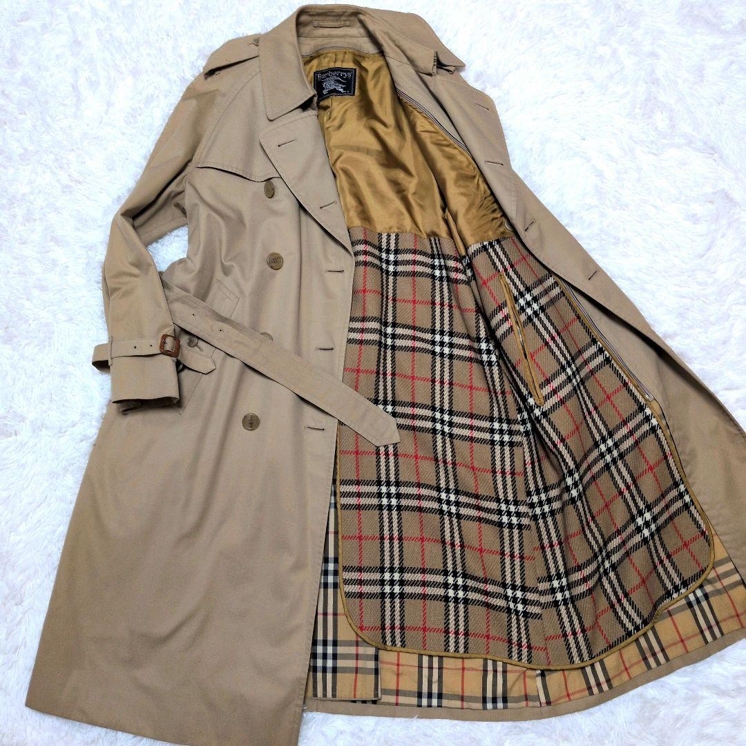 【美品】バーバリー☆ライナー　大きいサイズ　トレンチコート　メンズ