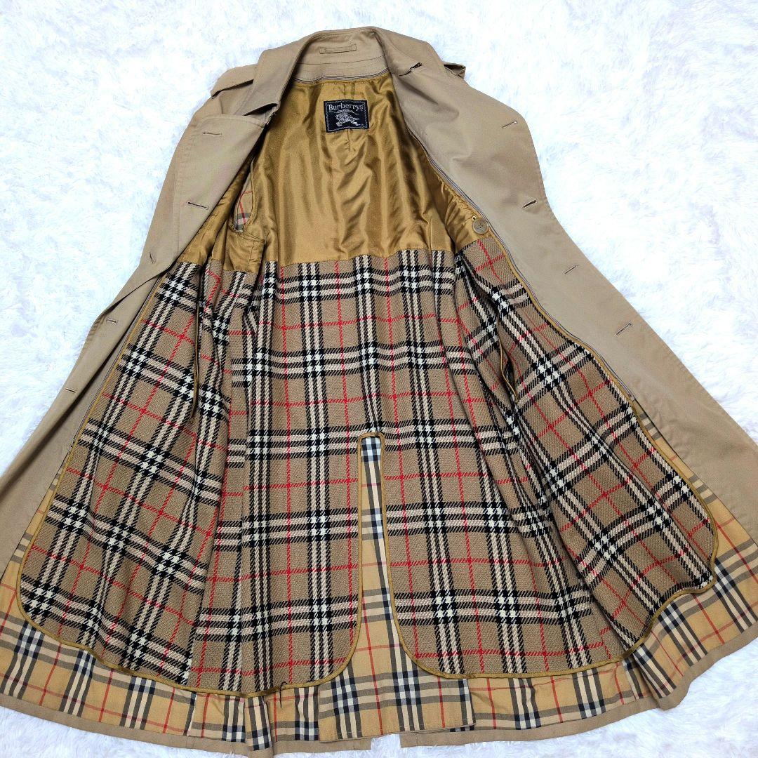 【美品】バーバリー☆ライナー　大きいサイズ　トレンチコート　メンズ