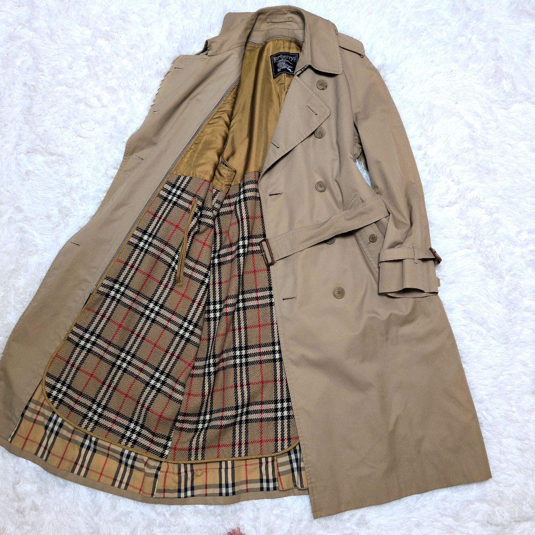 【美品】バーバリー☆ライナー　大きいサイズ　トレンチコート　メンズ