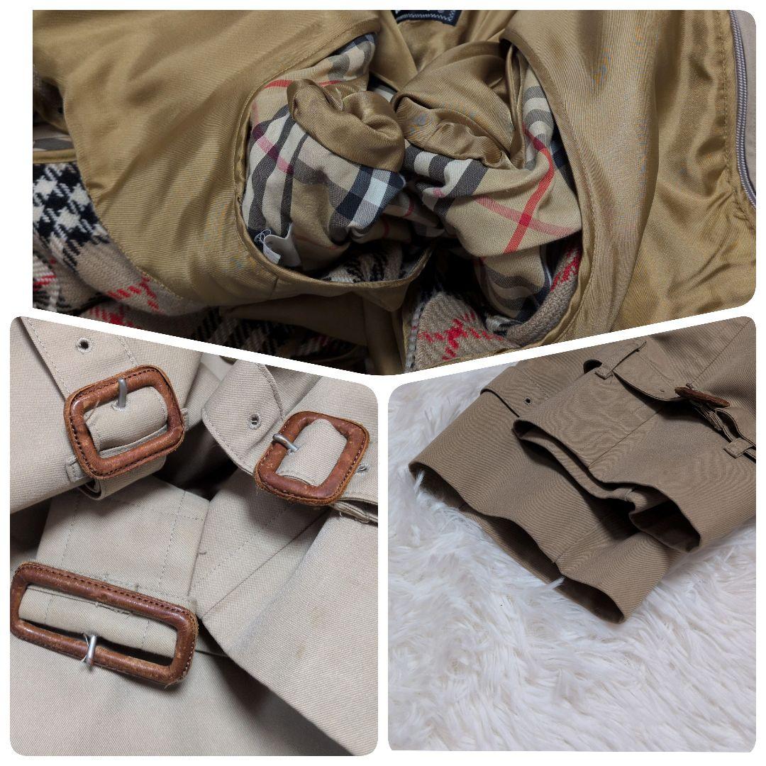【美品】バーバリー☆ライナー　大きいサイズ　トレンチコート　メンズ