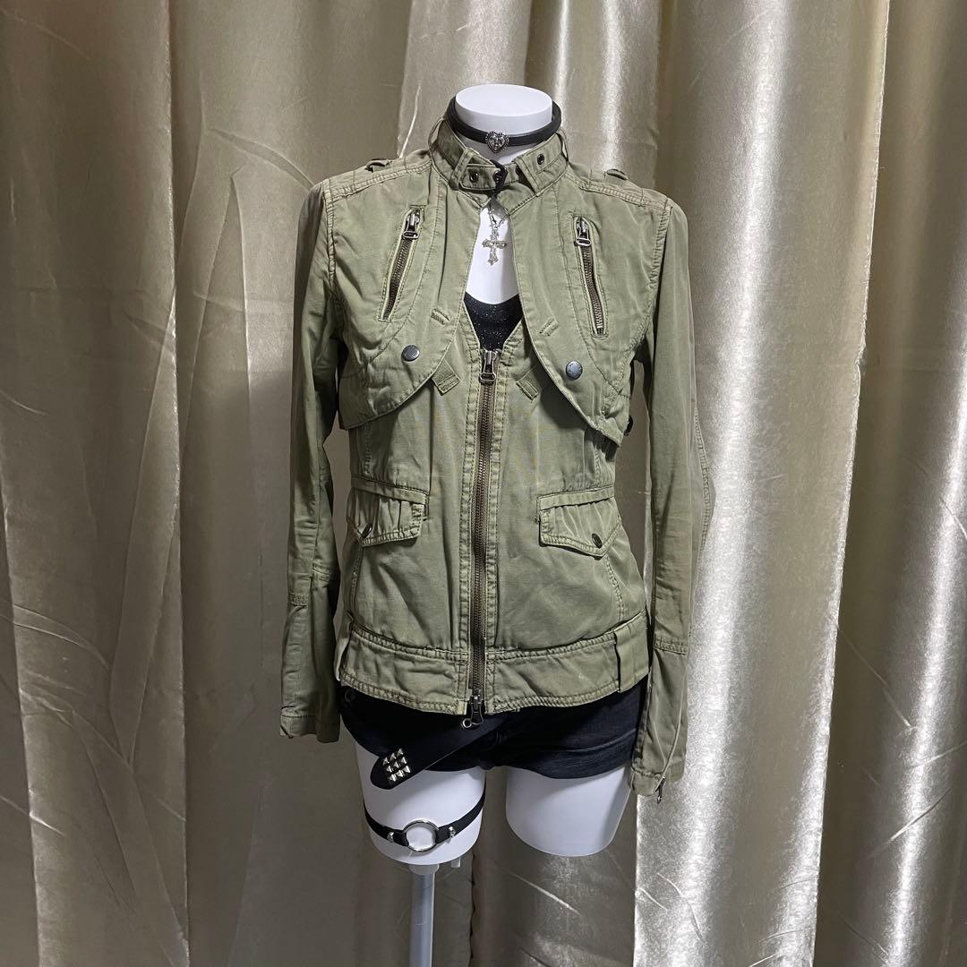 AVIREX ミリタリージャケット gimmick grunge セパレート