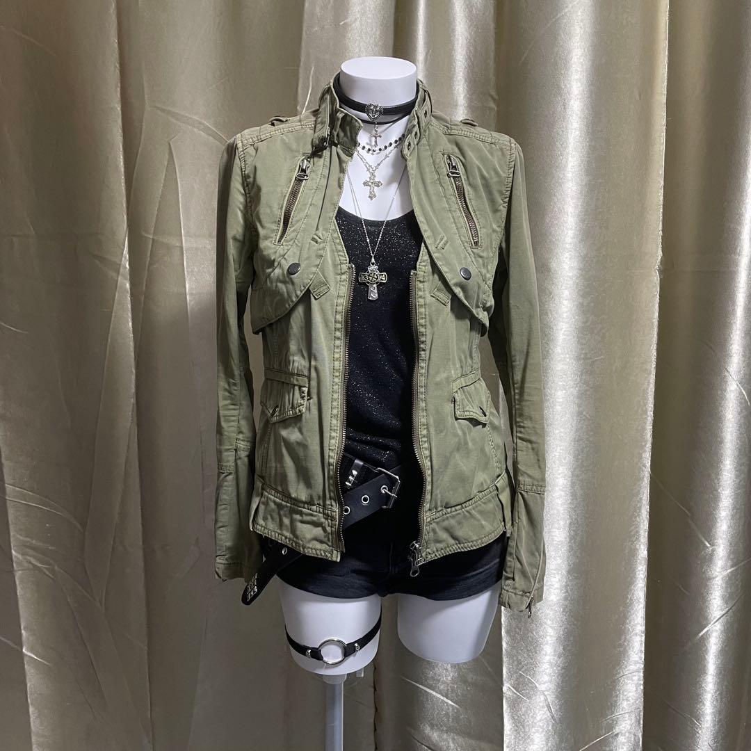 AVIREX ミリタリージャケット gimmick grunge セパレート