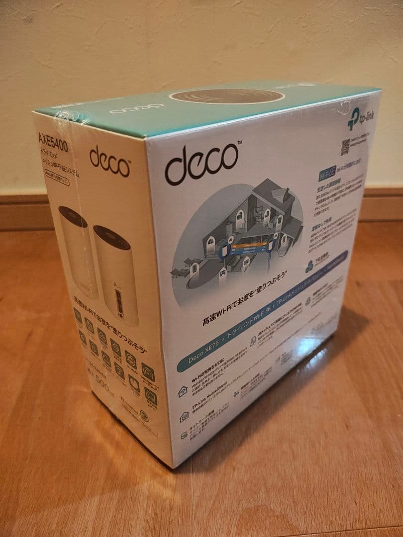 未開封品　TP-Link Deco AXE5400 Wi-Fi 6E ルーター
