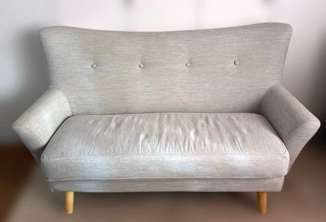 フランフラン フルレットソファ 2人がけ ベージュ