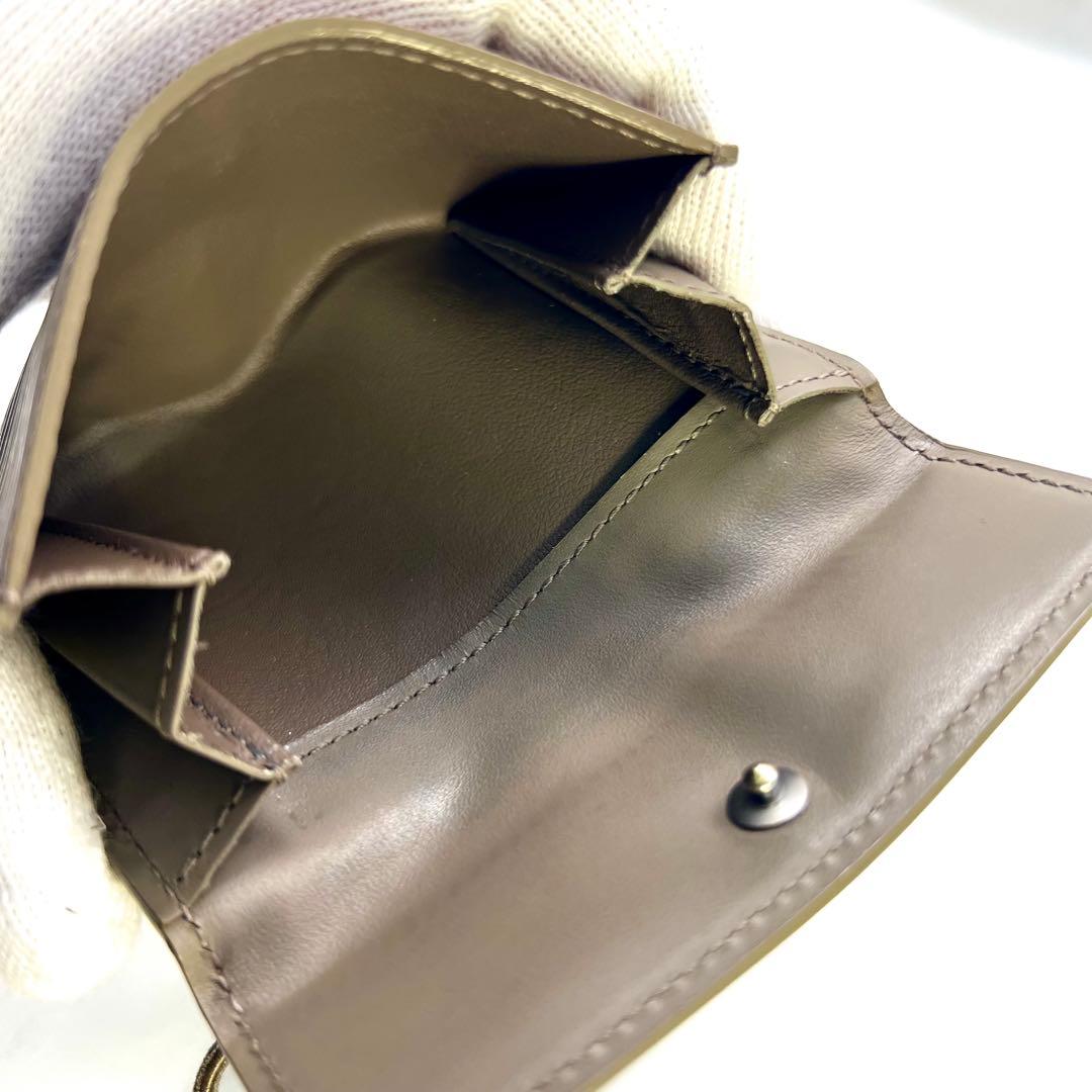 【極美品】 ルイヴィトン エピ ポルトモネネ エラスティック グレージュ