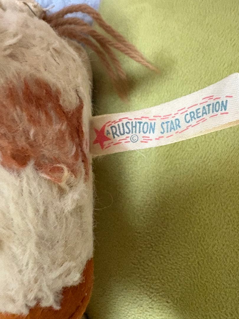 ラシュトン社ラバーフェイス牛のぬいぐるみ ヴィンテージ