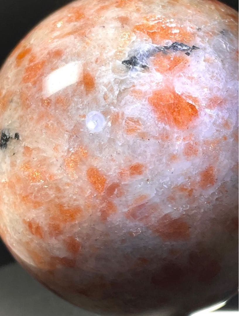サンストーン アベンチュリレッセンス 日長石 超レアストーン スフィア 天然石