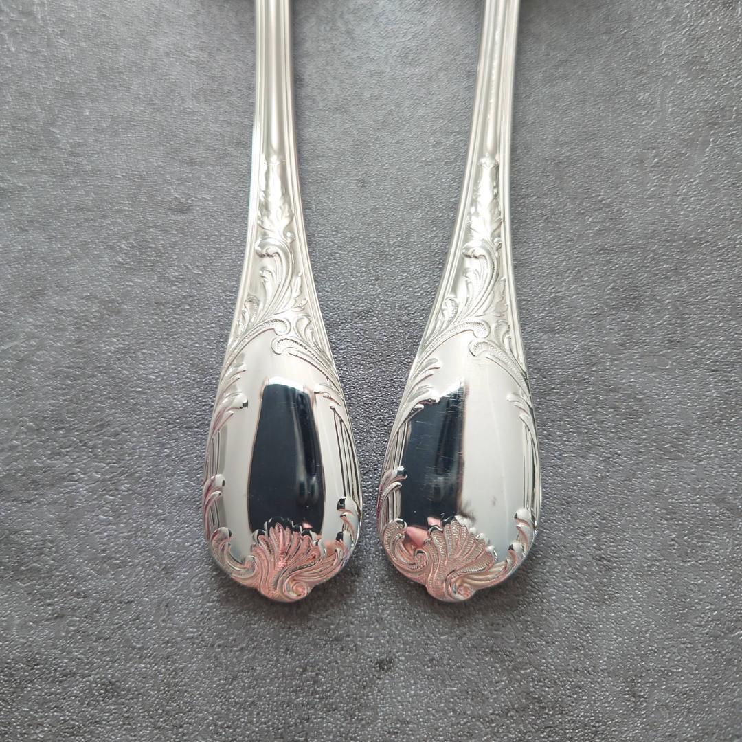 希少 美品 クリストフル マルリー デザートスプーン 2点