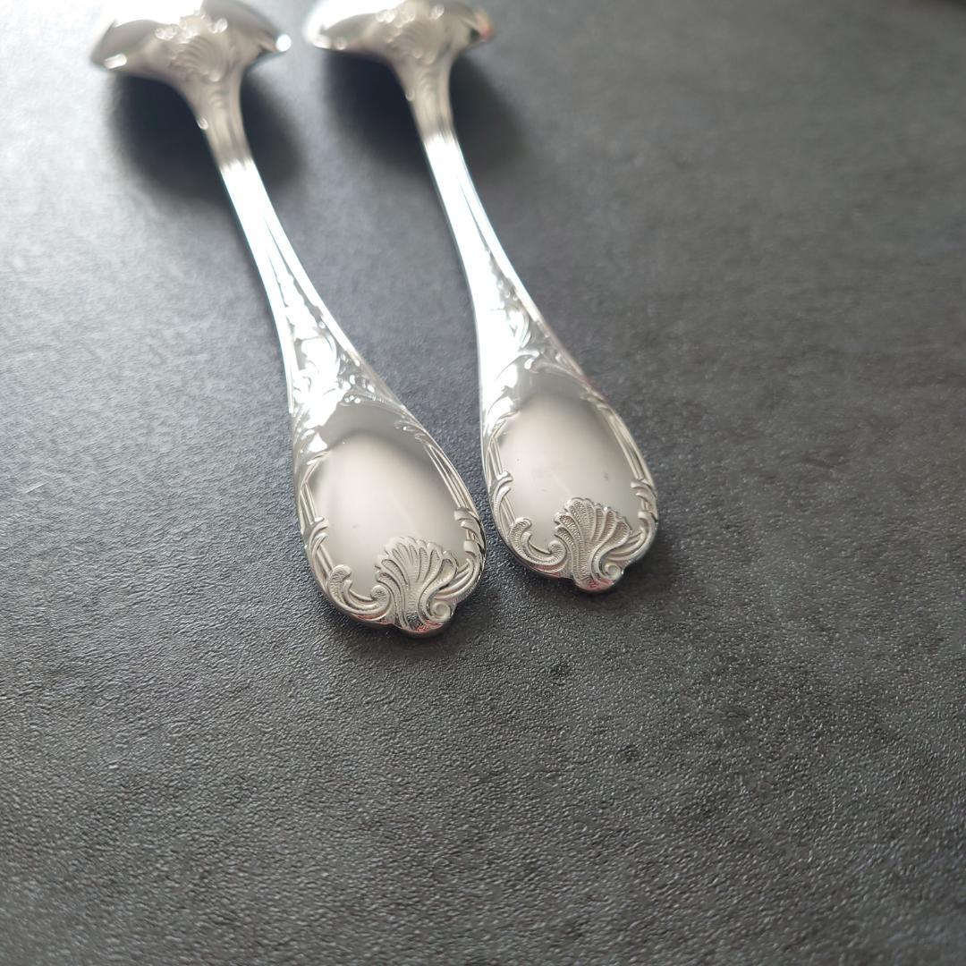 希少 美品 クリストフル マルリー デザートスプーン 2点