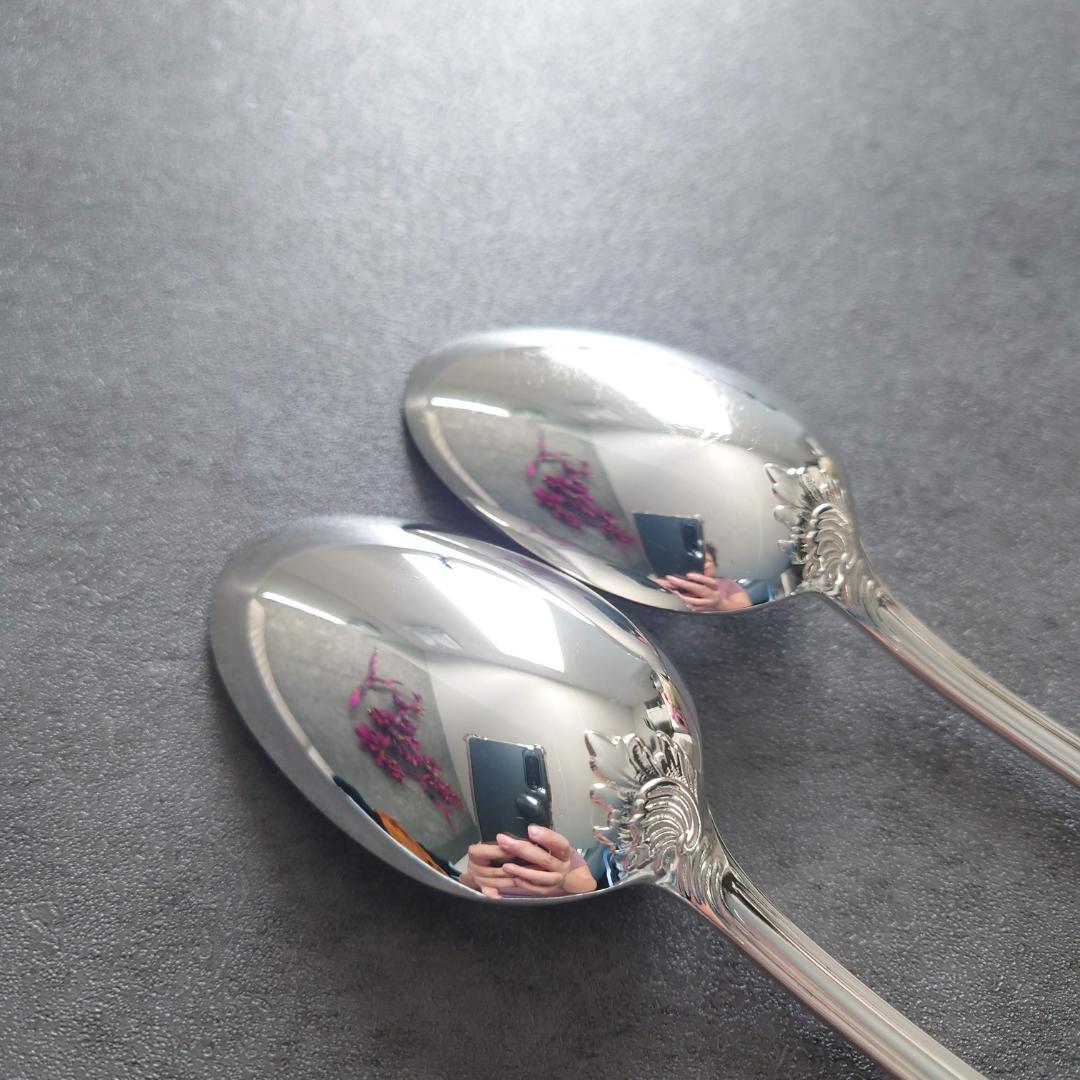希少 美品 クリストフル マルリー デザートスプーン 2点