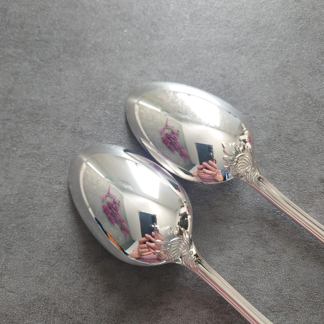 希少 美品 クリストフル マルリー デザートスプーン 2点