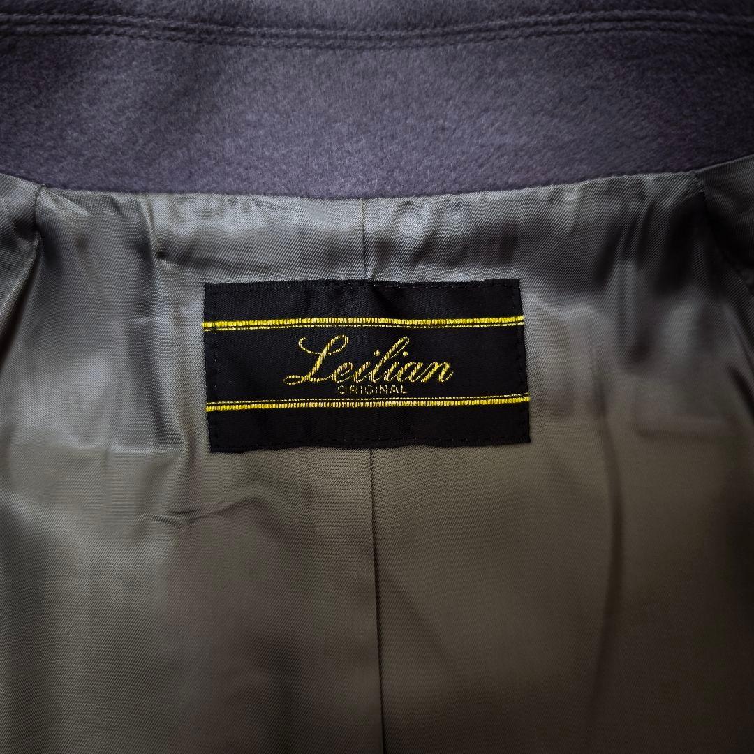 極美品 レリアン Leilianカシミヤ100%ダブルブレスト ロングコート11