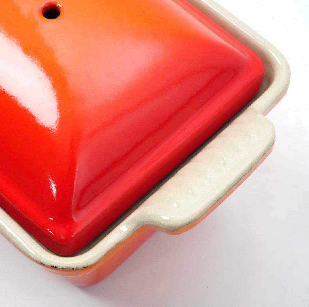 【美品】LE CREUSET　テリーヌ型 オレンジ　28cm