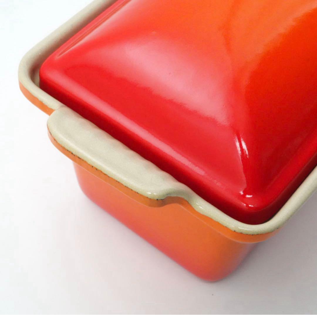 【美品】LE CREUSET　テリーヌ型 オレンジ　28cm