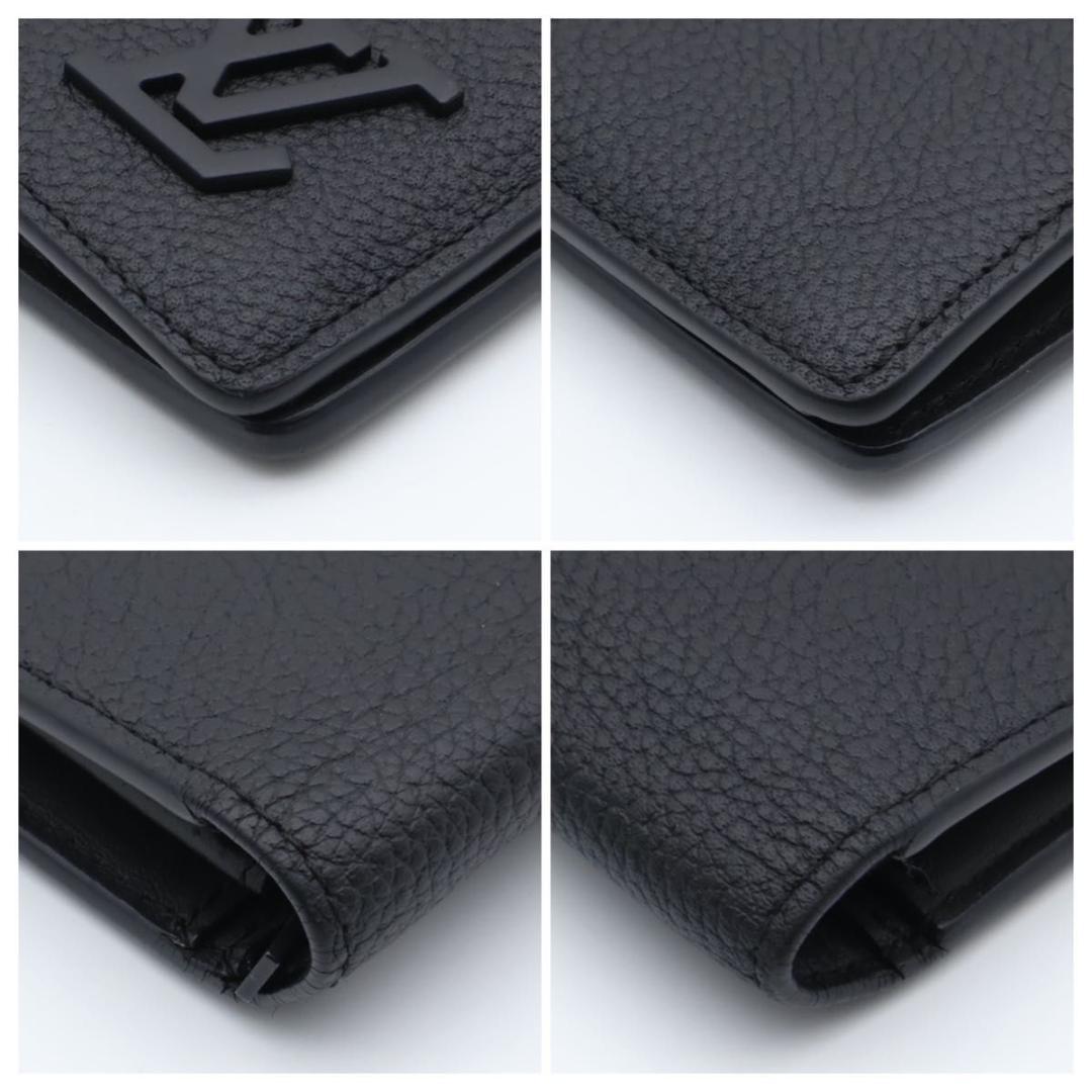 【極美品】ルイヴィトン 新型IC ポルトフォイユブラザ アエログラム　黒　長財布