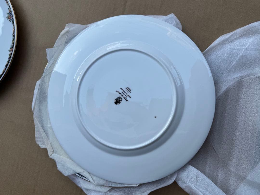 ウェッジウッド　オズボーンディナー皿 4枚27cm未使用保管品