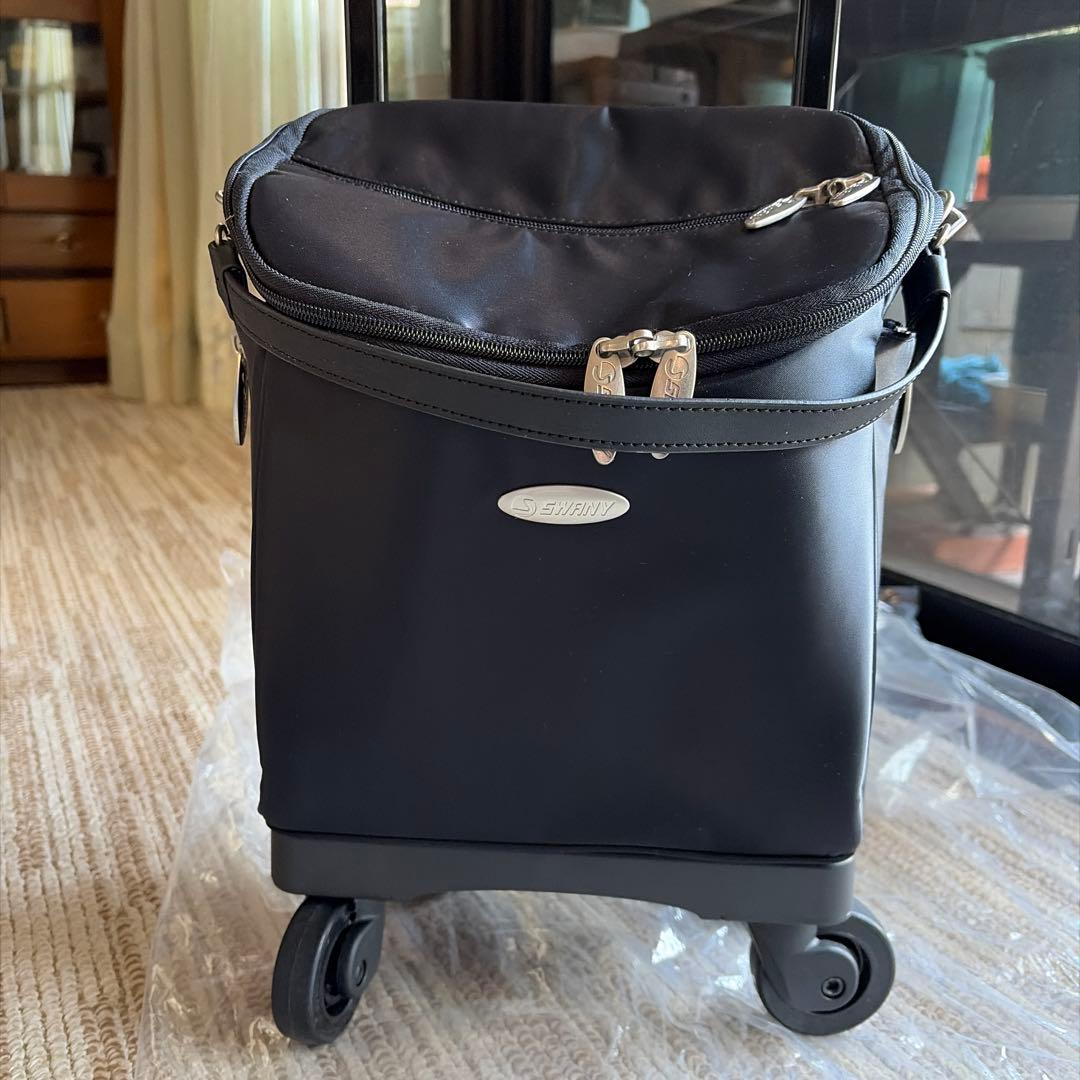 SWANY スワニー 歩行を助けるサポート キャリーバッグ 黒