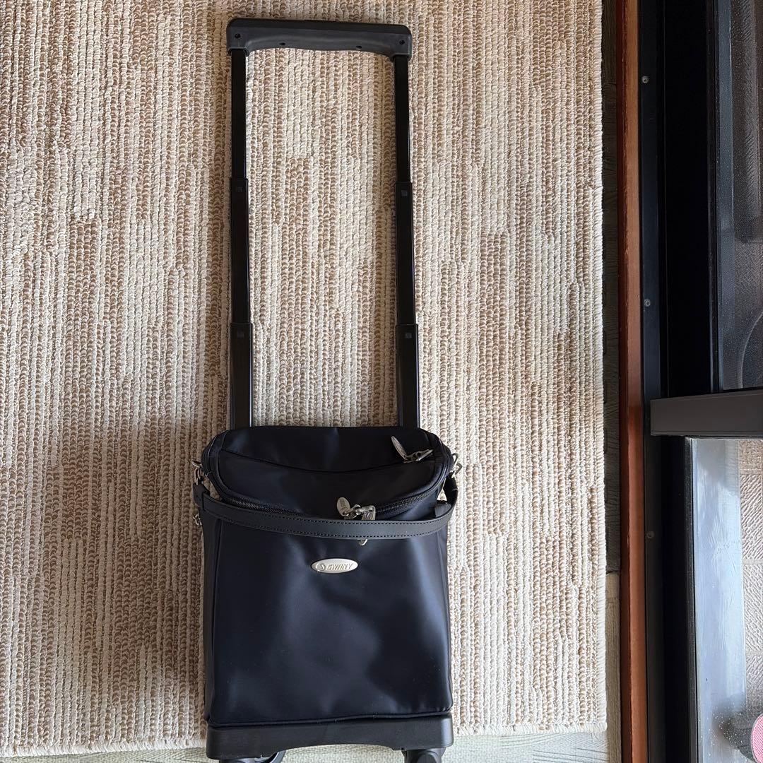 SWANY スワニー 歩行を助けるサポート キャリーバッグ 黒