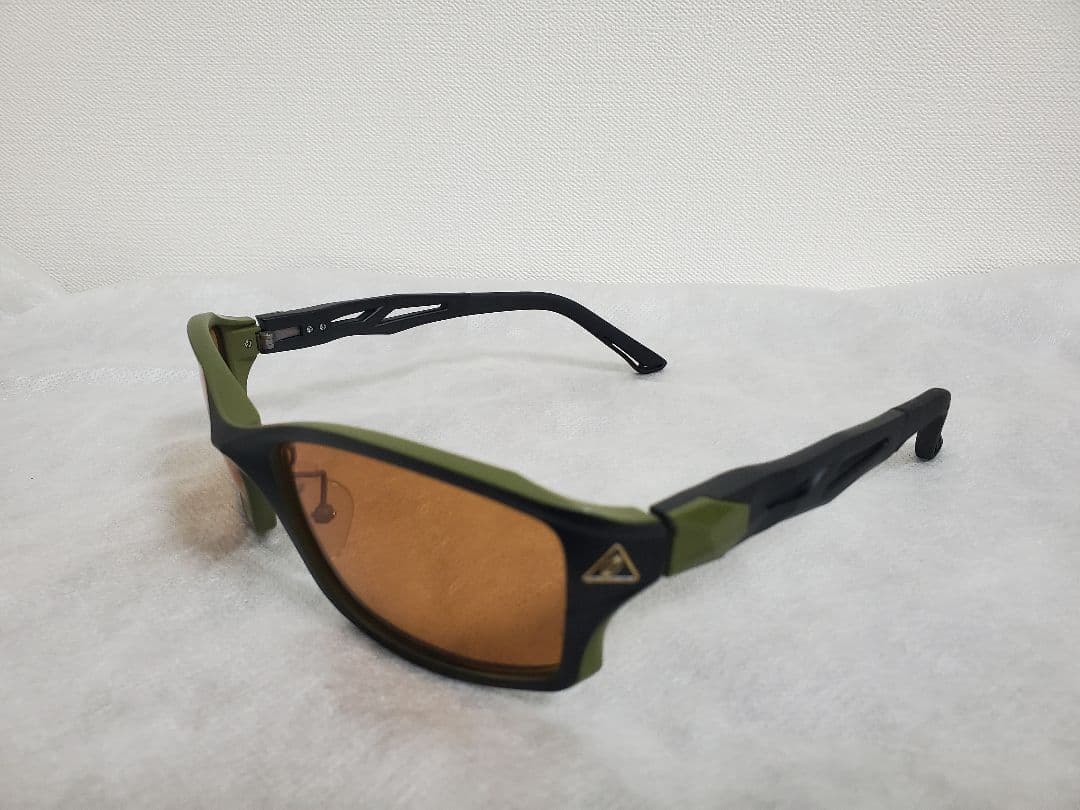 【美品】 ゼクー 偏光サングラス ステルス ラスターオレンジ タレックス