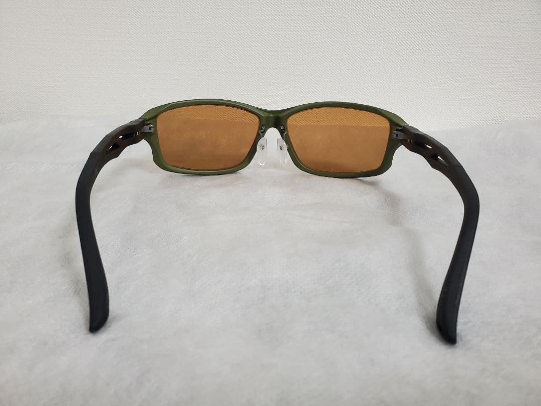 【美品】 ゼクー 偏光サングラス ステルス ラスターオレンジ タレックス