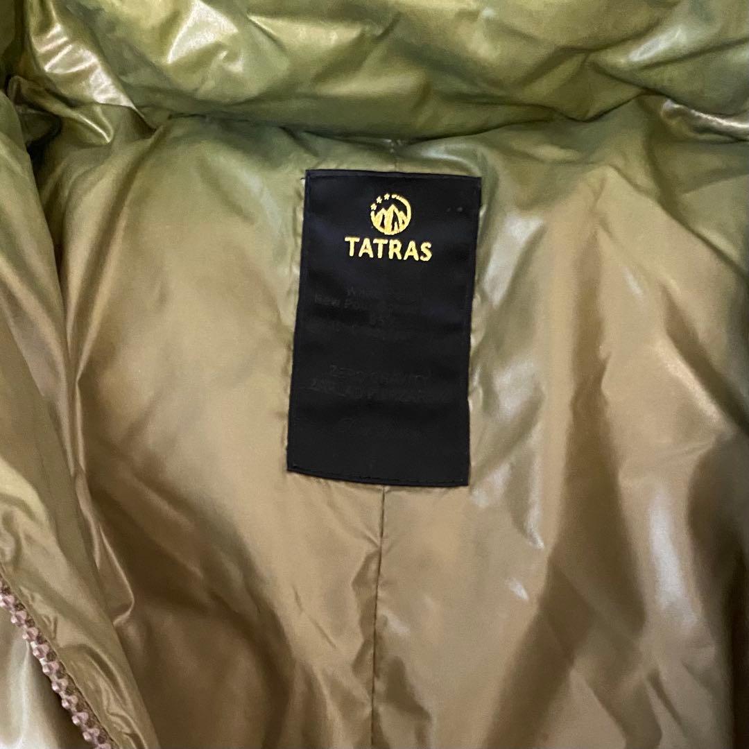 タトラス TATRAS ダウンコート2way フード取外し可 S ファー ロング