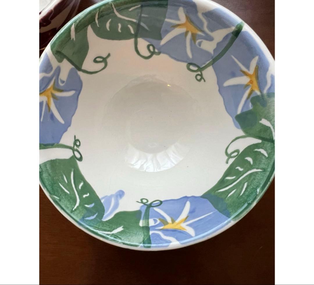 【新品】エマブリッジウォーター　ボウル　ペア　アサガオ　限定