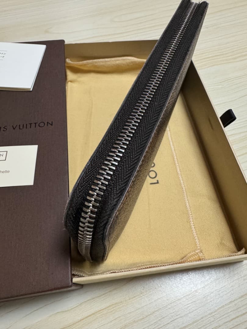 ルイヴィトン　ダミエ ジッピーウォレット ヴェルティカル N61207