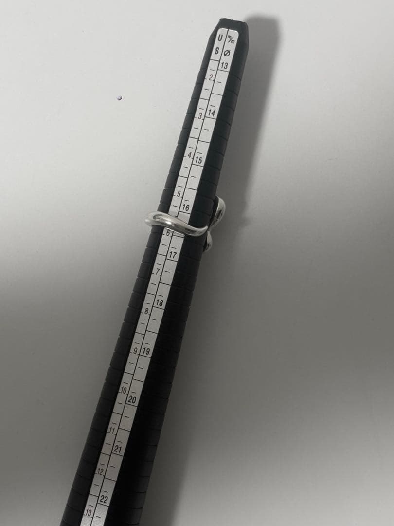 美品Tiffany&Co. ティファニー　オープンハート　リング　シルバー　指輪