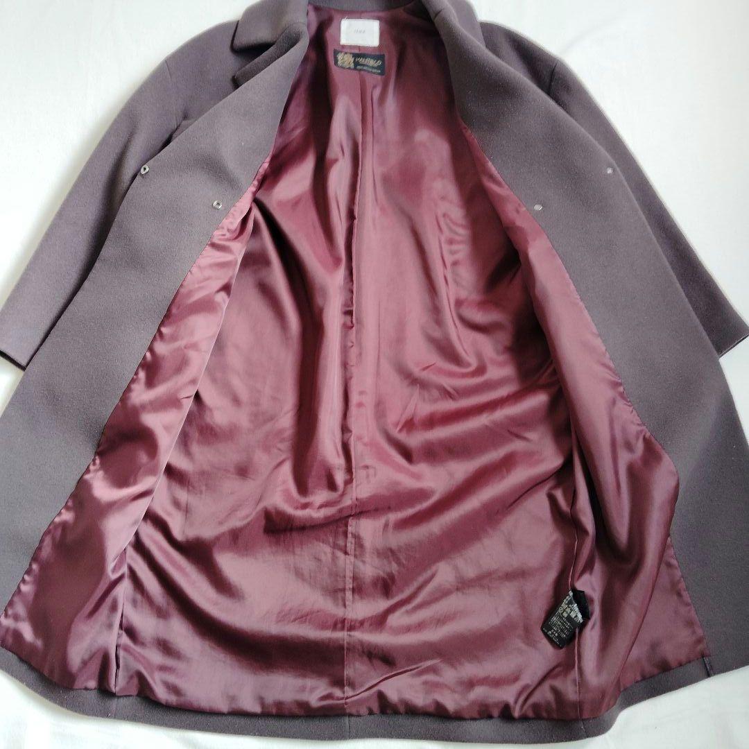 IENA MANTECO ウール混 チェスターコート ロングコート ブラウン36