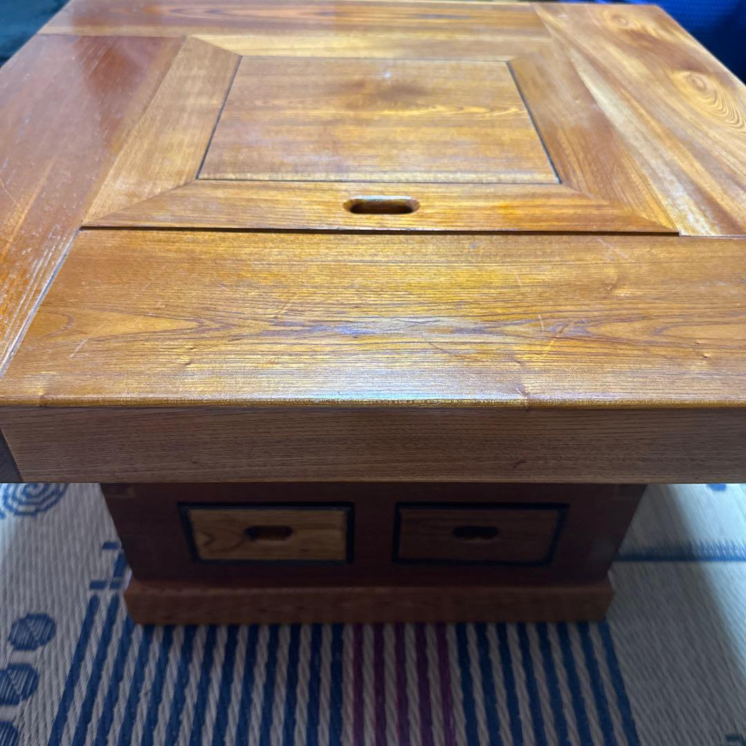 ⭕️最終価格　アンティーク　ちゃぶ台　囲炉裏テーブル　中古品　即日発送