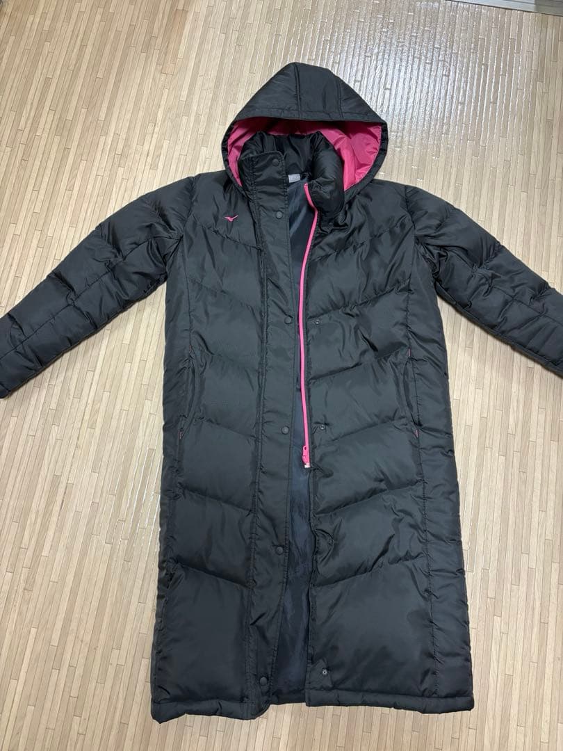 MIZUNO（ミズノ）レディース ロング丈ダウンコート（ベンチコート)L