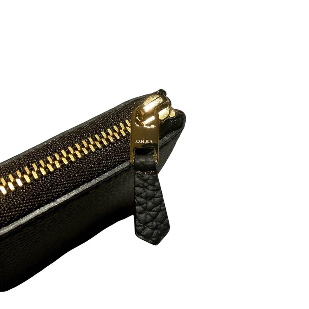 おおばせいほう 大峡製鞄 0051-3-GMS Lジップ札入れ マルチケース 黒