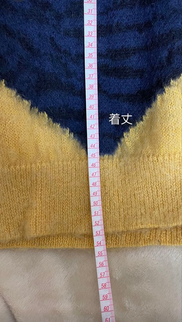 TOGA PULLA カラーブロック長袖ニット