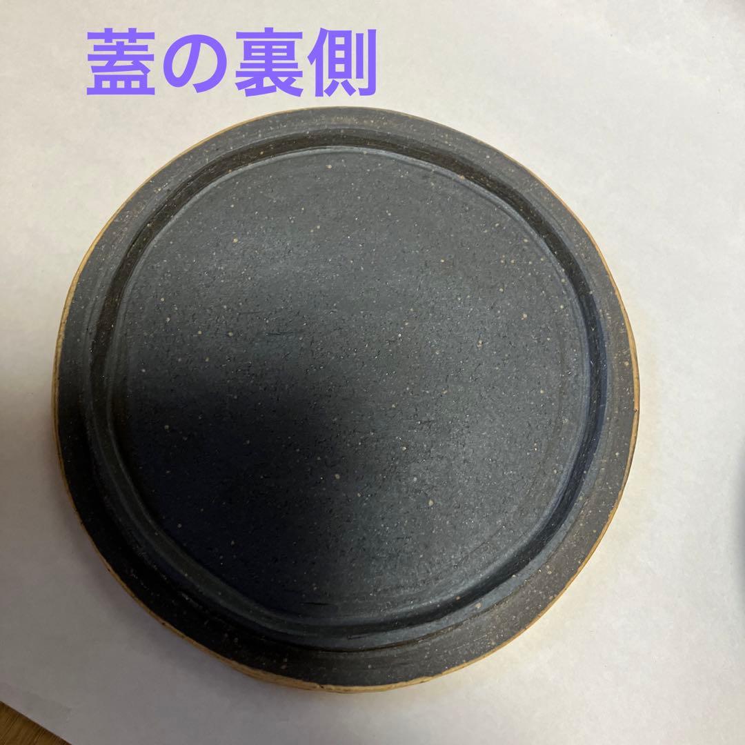 長田恵　ケース　猫　笠間焼　蓋物