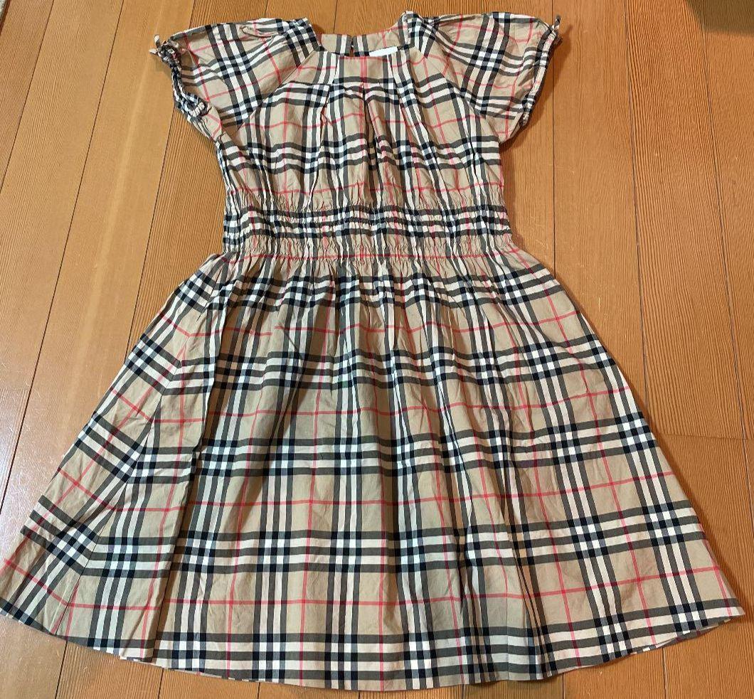 即購入OK 限定お値下げ バーバリー ワンピース キッズ 152㎝ リボン