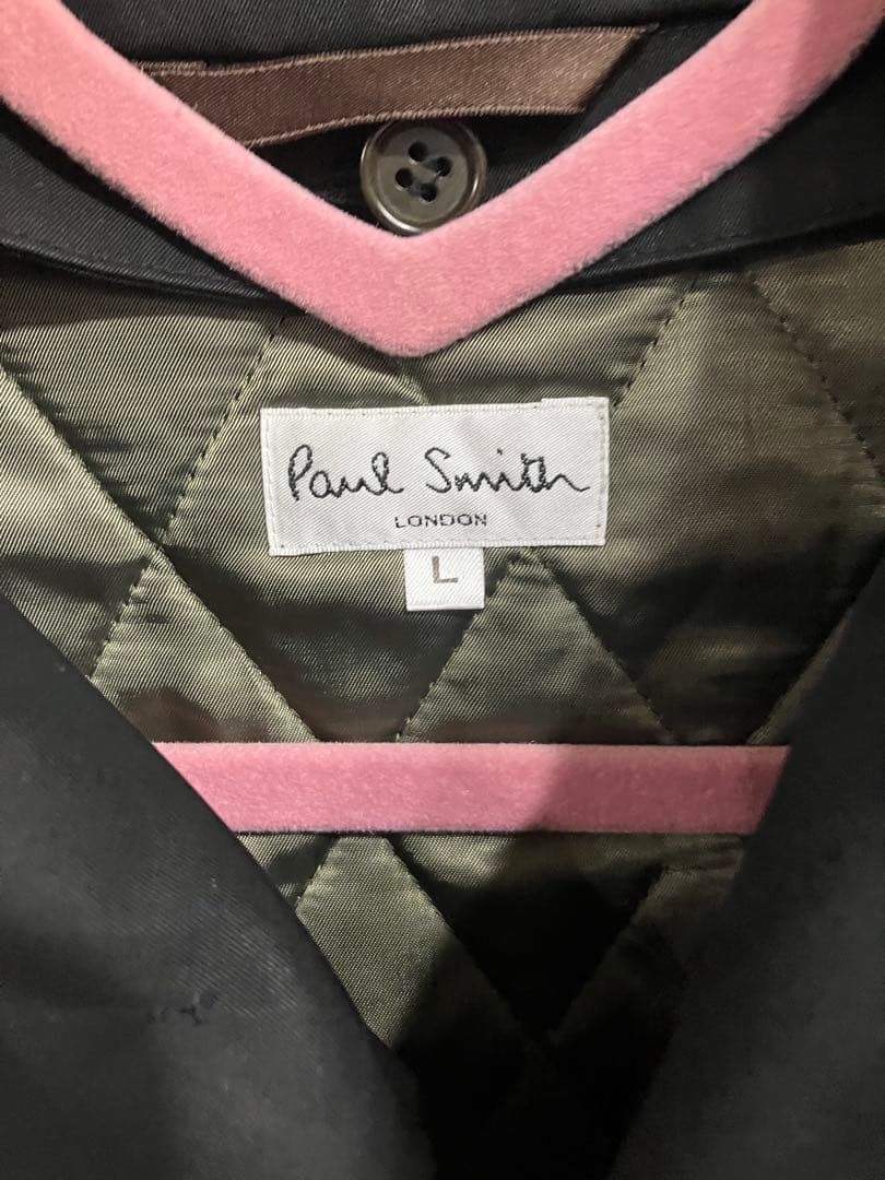 Paul Smith ブラック トレンチコート L ポールスミスコート