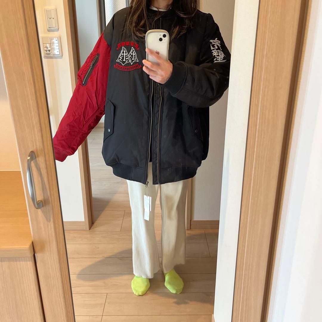 XL パンクドランカーズ✖︎キン肉マンxarktzクロスボンバーMA-1 JKT