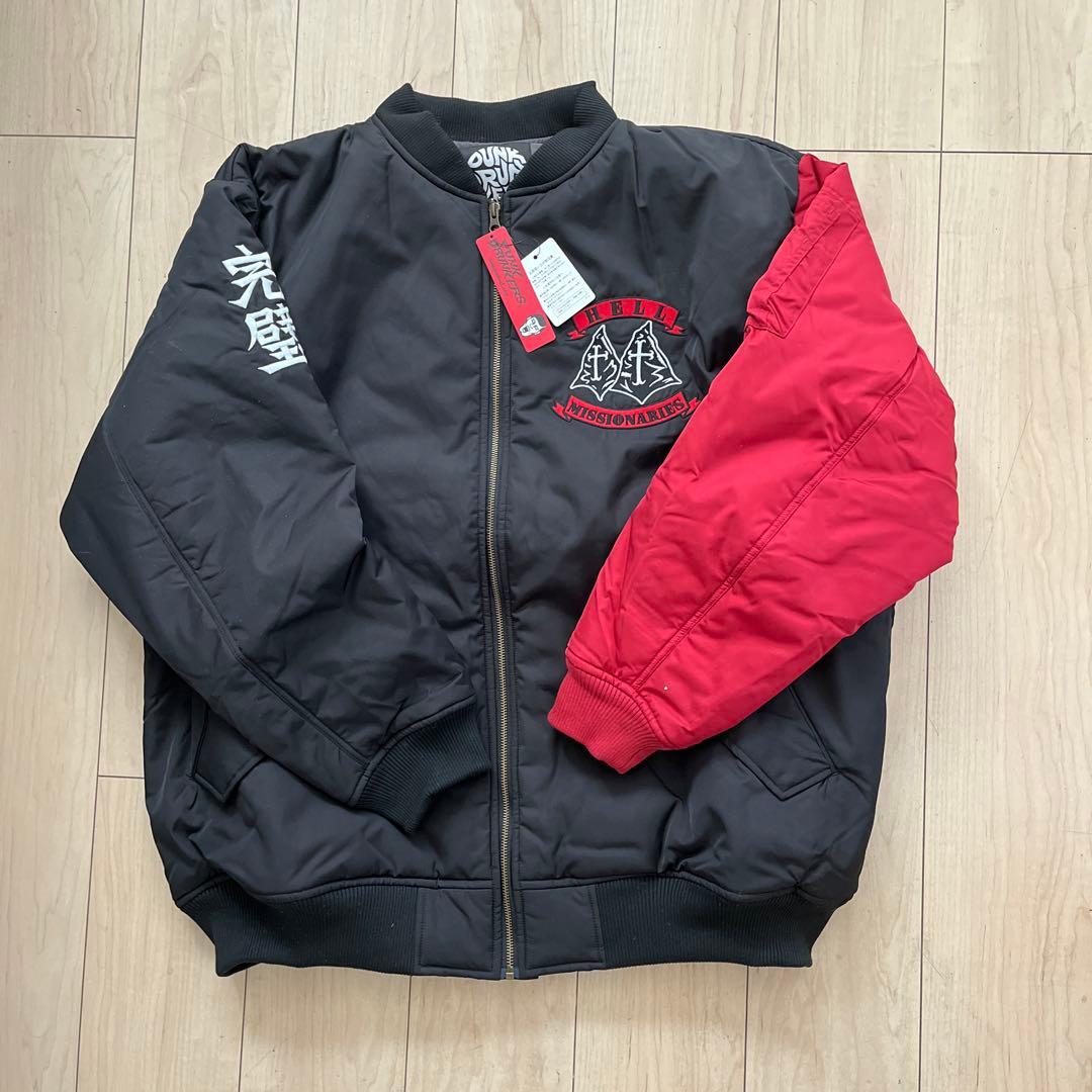 XL パンクドランカーズ✖︎キン肉マンxarktzクロスボンバーMA-1 JKT