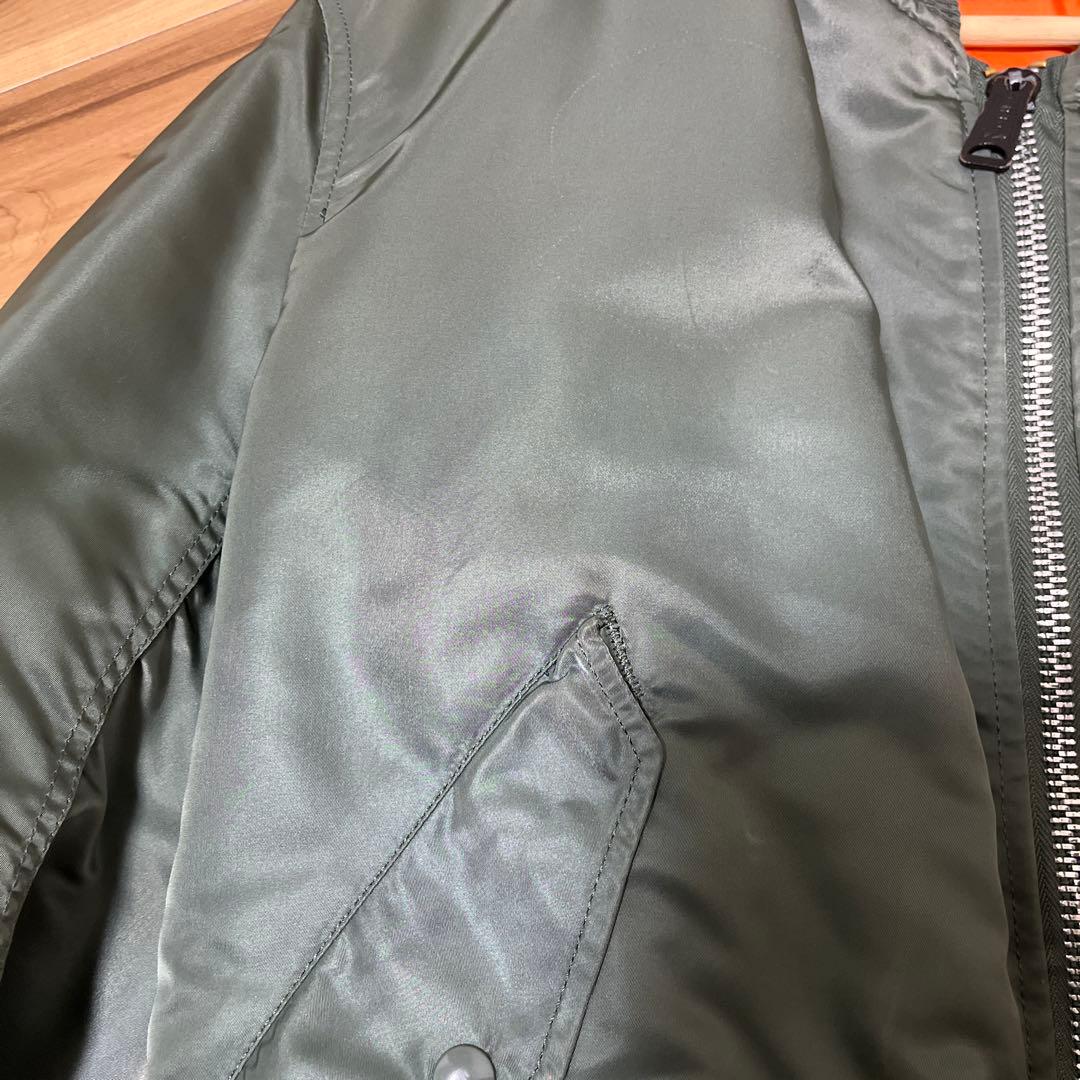 アルファ　ma1 usa製　古着　alpha