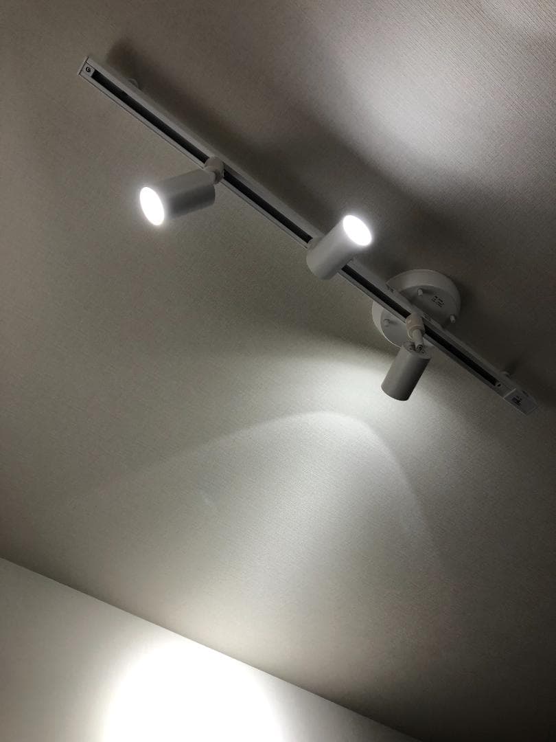 led スポットライト 4コ イティングレール用スポットライト