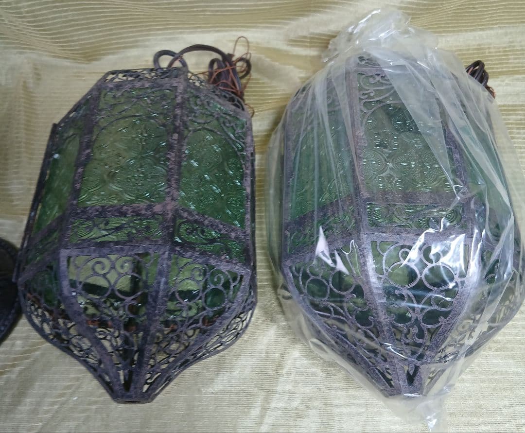 アンティーク調 ランプ2点 「未使用品」