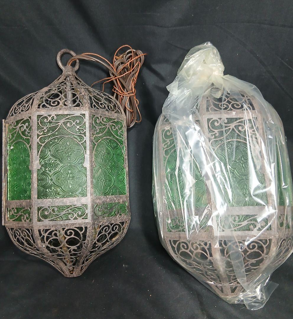 アンティーク調 ランプ2点 「未使用品」