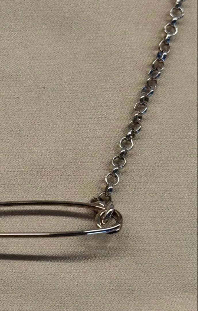 クロムハーツ　セーフティピン　ネックレス　新品　16inch