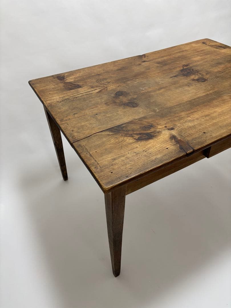 本日最終　アンティーク　ダイニングテーブル 引き出し付き