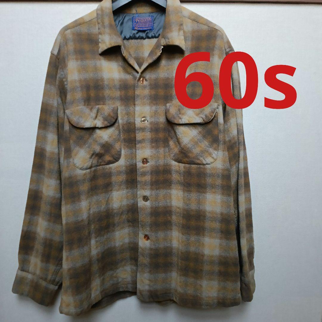 u*o様 60s Pendleton ペンドルトン ピュアウール 長袖シャツ L