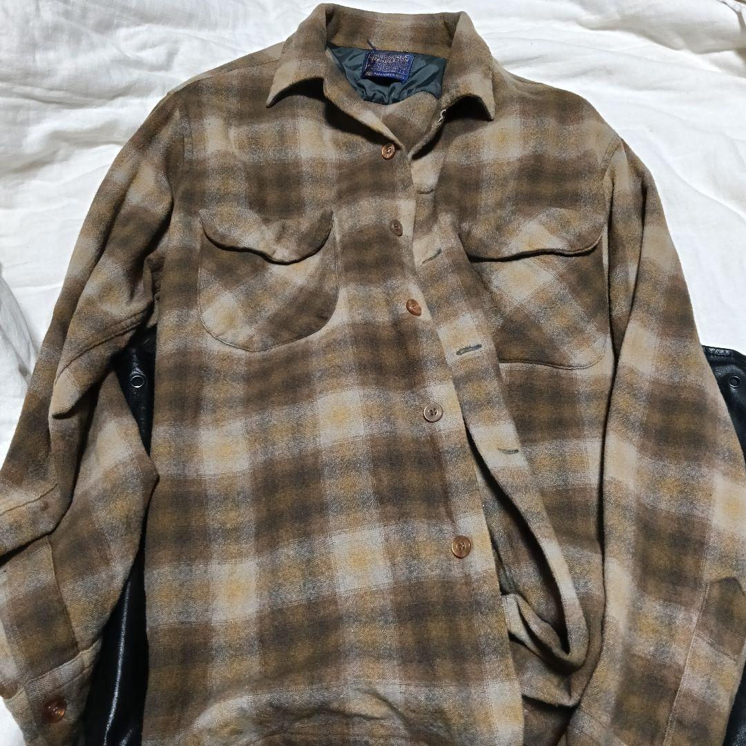u*o様 60s Pendleton ペンドルトン ピュアウール 長袖シャツ L