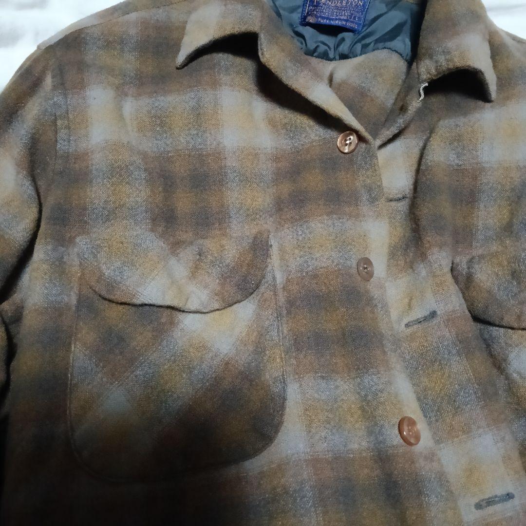 u*o様 60s Pendleton ペンドルトン ピュアウール 長袖シャツ L