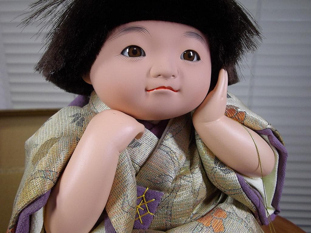 表情人形 市松人形　齊藤公司作 五月人形「夢」 武者人形